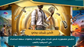 «شحن مضمون» شحن شدات ببجي uc pubg بخطوات سهلة تساعدك على السيطرة باللعب